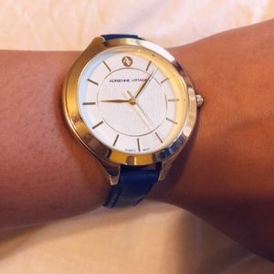 Adrienne Vittadini Watch Leather Band
